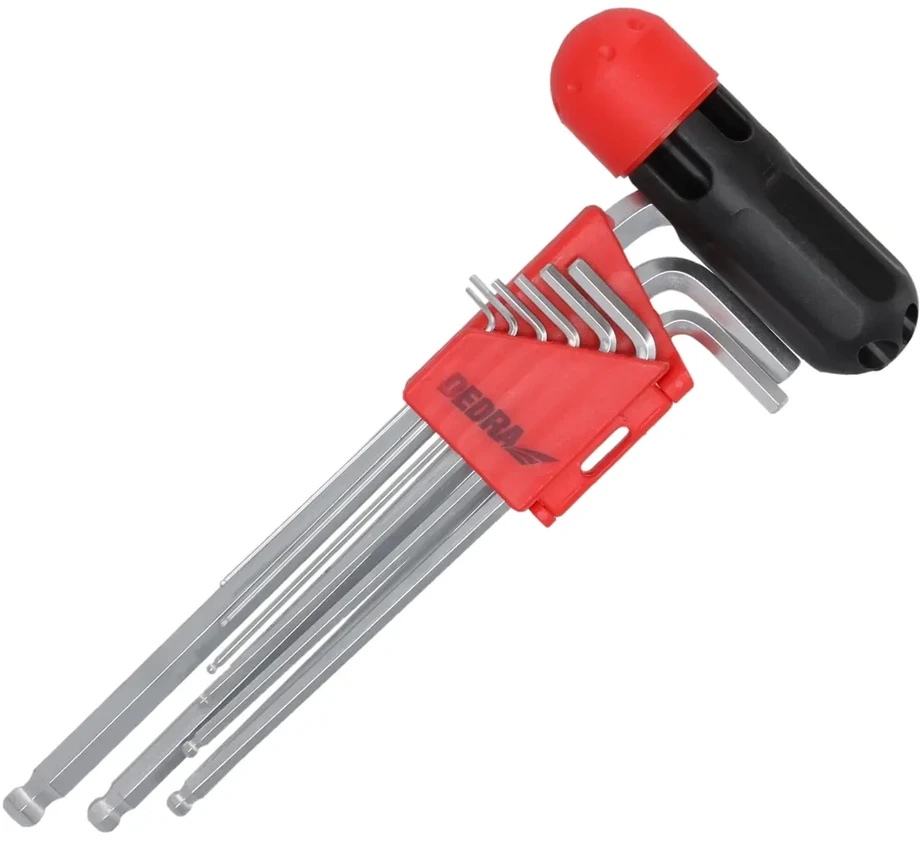 Raktai eiak 9vnt 1510mm ilgi apval DEDRA