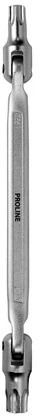 Klucze „Torx“ šarnyriniai raktai, vnt. 5 (t15xt20-t55xt60), cv, „Proline“ „hd“
