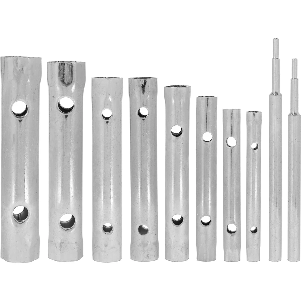 Mega Klucze Vamzdžių raktai 6-22 mm 10 vnt.