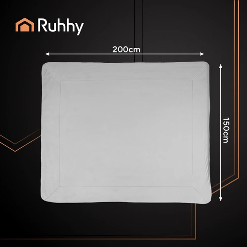 Double-sided blanket 150x200cm light pilka Ruhhy 26293