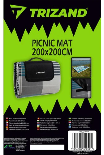 Trizand Paplūdimo ir iškylų pledas su izoliacija 200x200