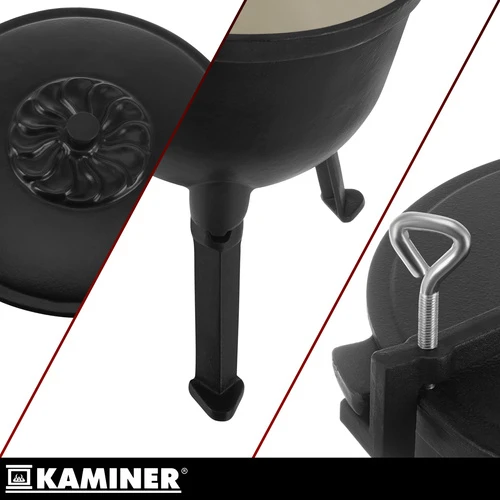 Emaliuotas ketaus katilas 10l Kaminer