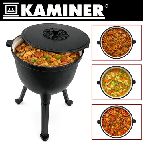 Emaliuotas ketaus katilas 10l Kaminer