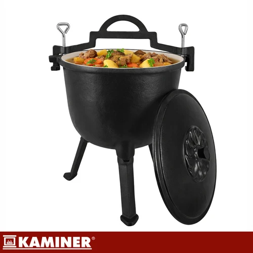 Kaminer emaliuotas ketaus virdulys 8l