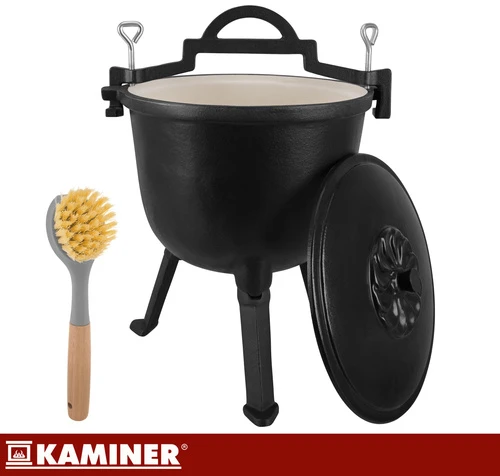 Kaminer emaliuotas ketaus virdulys 8l