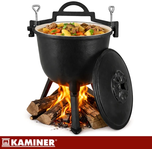 Kaminer emaliuotas ketaus virdulys 8l