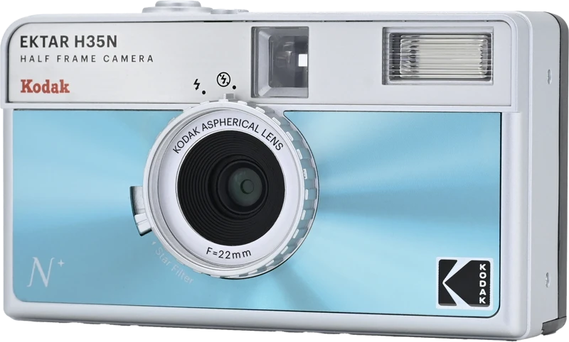Kodak - EKTAR H35N fotoaparatas - glazūruotas mėlynas