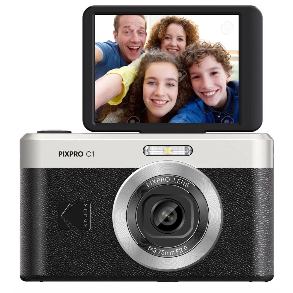 Kodak PixPro C1 Juodas + karta pamięci 16GB