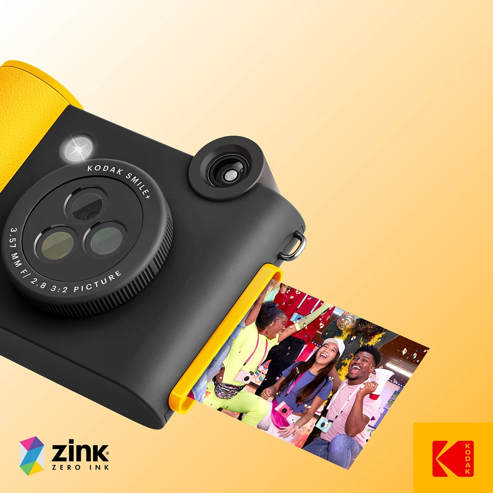 Kodak SMILE+ Momentinis fotoaparatas, 2x3'', Juoda