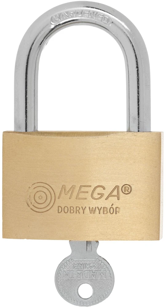 Mega Pakabinama žalvario grūdinta spyna 32 mm, 3 raktai
