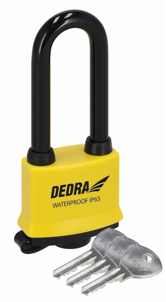 Dedra Kłódka Vandeniui atspari spyna su IP65 dangteliu, 45 mm su ilgu apkaba