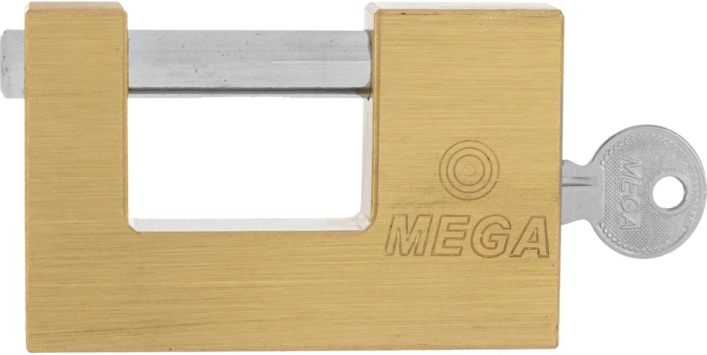 Mega Kłódka Žalvarinė spyna su kaiščiu, 75 mm, 24 mm tarpas, 12 mm kaištis