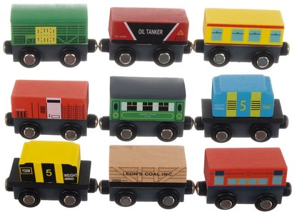 Wooden train set 12 pcs Kruzzel 23522