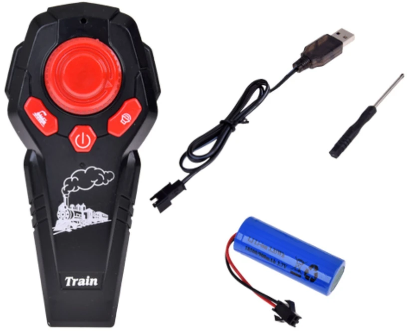 Lean Toys Elektrinis traukinys su pulteliu 22 dalių