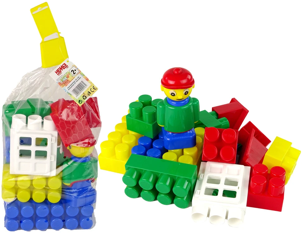 Hemar Spalvoti statybiniai blokeliai K3 Small, 30 d.