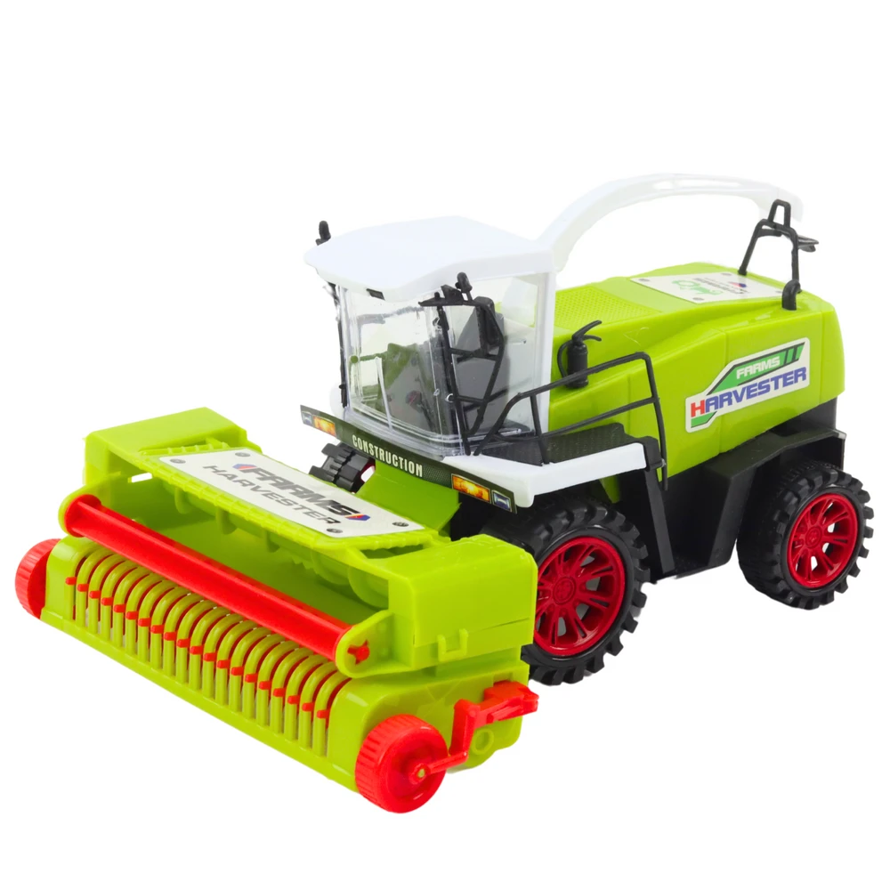 Lean Toys Didelis žaislinis ūkio kombainas
