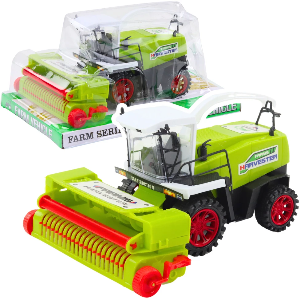 Lean Toys Didelis žaislinis ūkio kombainas