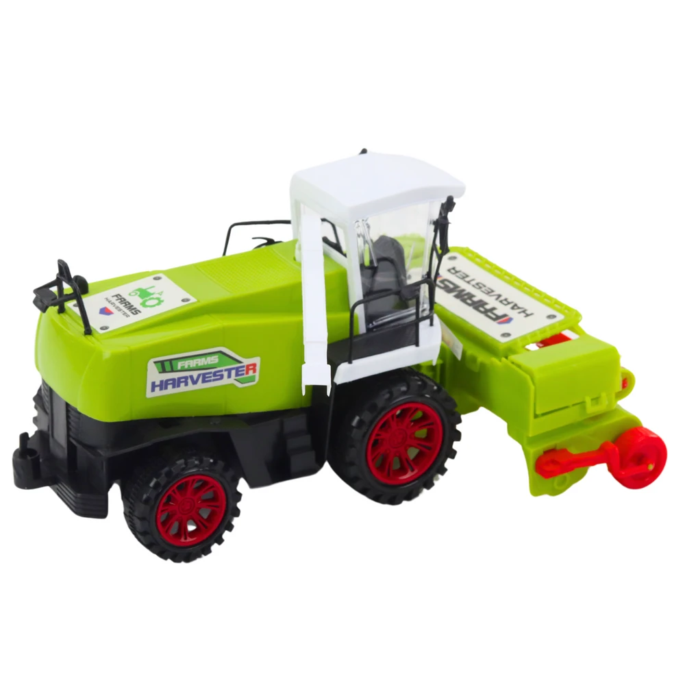 Lean Toys Didelis žaislinis ūkio kombainas