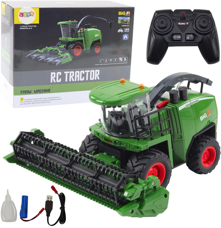 Lean Toys NUOTOLINIU BŪDU VALDOMAS DERLIŲ RINKĖJAS 1:24 RC