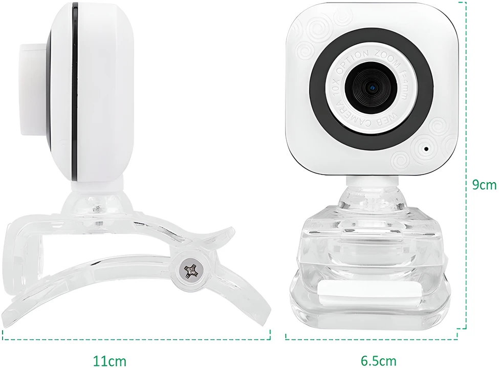 Kompiuterio internetinė kamera su segtuku, kamera pamokoms + USB mikrofonas