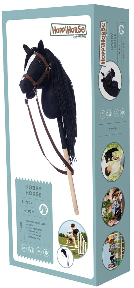 Tootiny Hobby Horse HOPPIHORSE A4 juoda