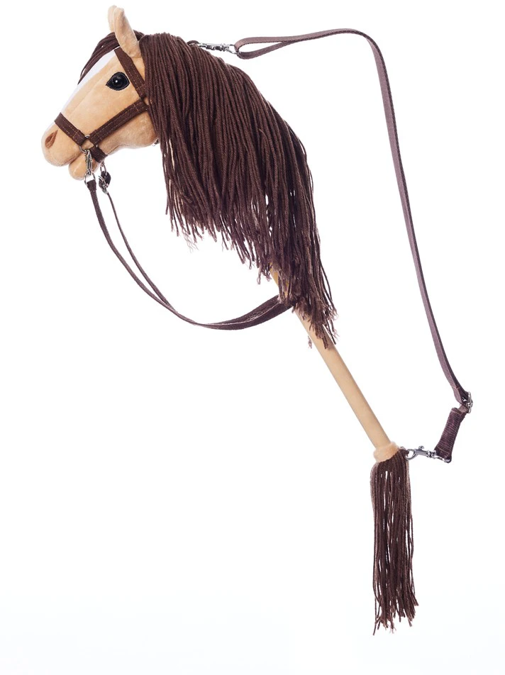 Tootiny Koń na kiju Hobby Horse HOPPIHORSE A4 smėlio spalva