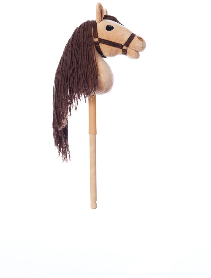 Tootiny Koń na kiju Hobby Horse HOPPIHORSE A4 smėlio spalva