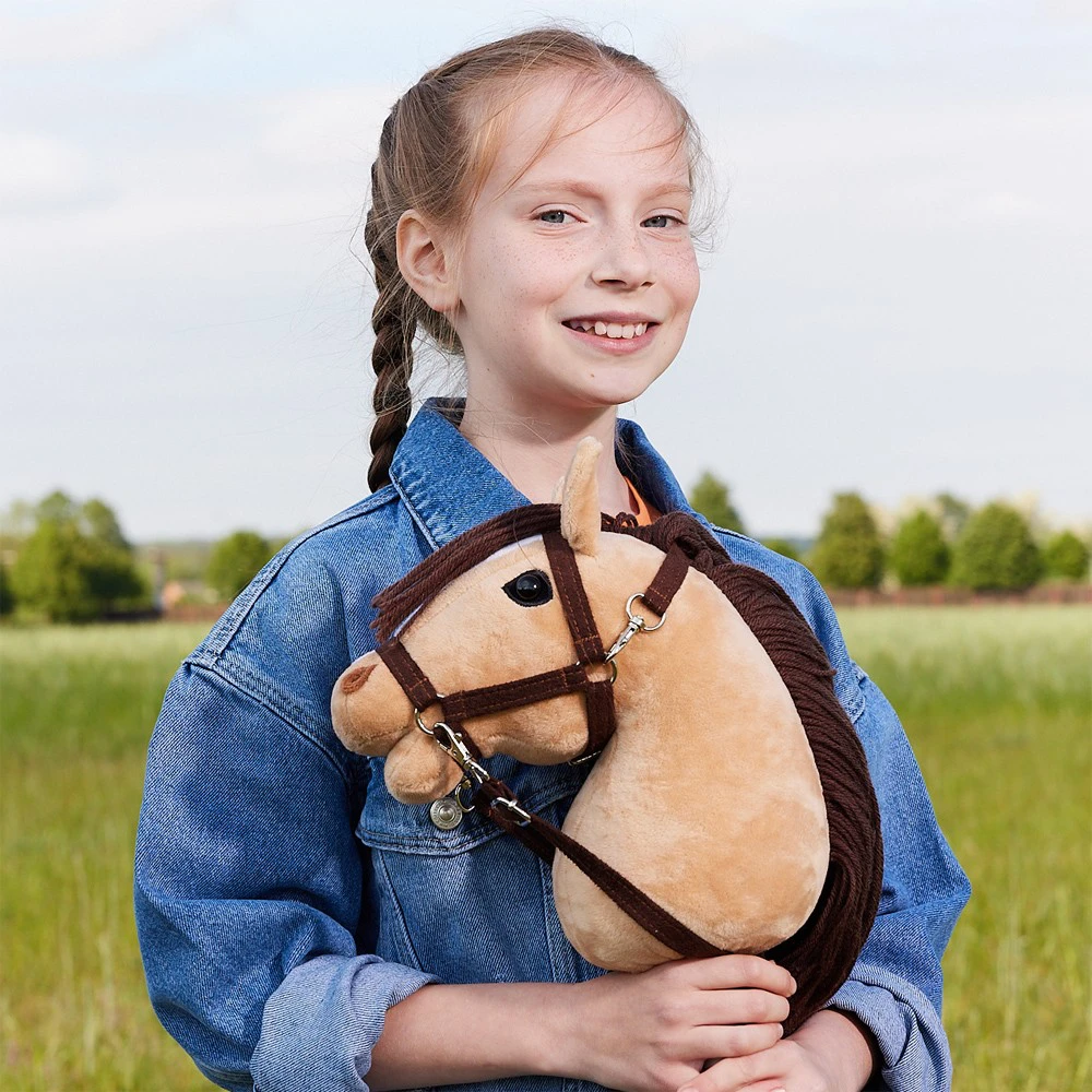 Tootiny Koń na kiju Hobby Horse HOPPIHORSE A4 smėlio spalva