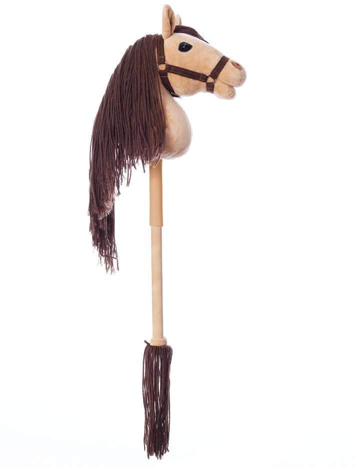 Tootiny Koń na kiju Hobby Horse HOPPIHORSE A4 smėlio spalva