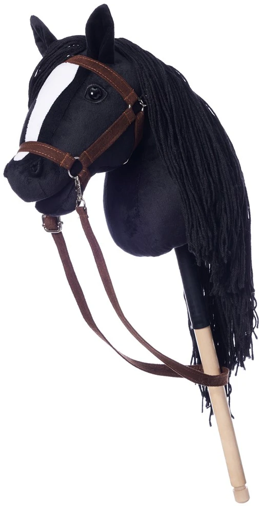 Tootiny Koń na kiju Hobby Horse HOPPIHORSE A3 juoda