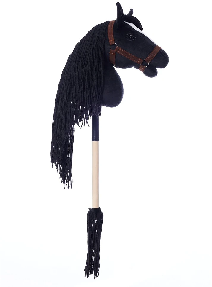 Tootiny Koń na kiju Hobby Horse HOPPIHORSE A3 juoda