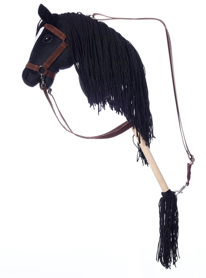 Tootiny Koń na kiju Hobby Horse HOPPIHORSE A3 juoda