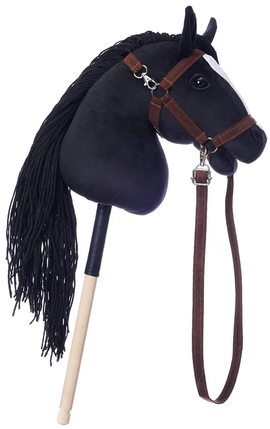Tootiny Koń na kiju Hobby Horse HOPPIHORSE A3 juoda