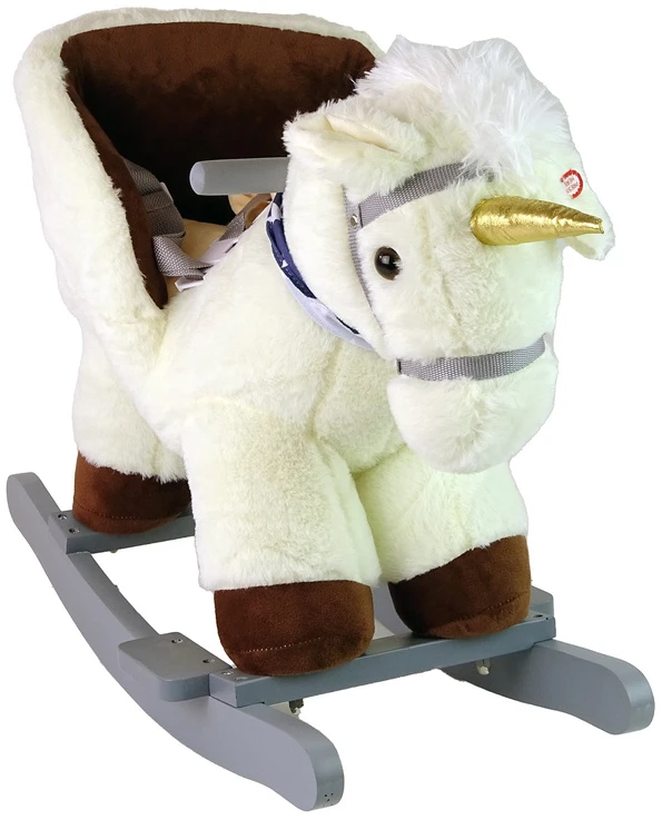 Lean Toys Supamas arkliukas vienaragis 48 cm