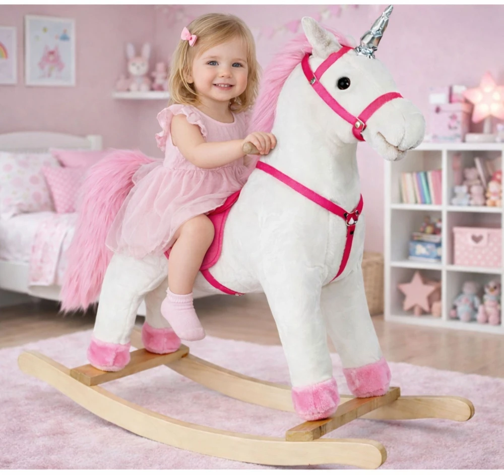 Supamas arkliukas Vienaragis/Unicorn Lean Toys