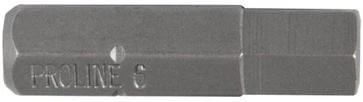 Końcówka 1/4 colio 6 kampų antgalis, 3 mm, ilgis 25 mm, 10 vnt. prolino [p]