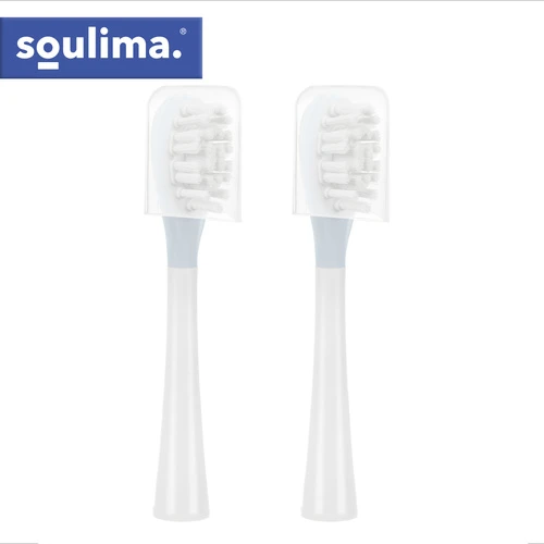 Baltas dantų šepetėlio galvutės, 2 vnt., Soulima 26929