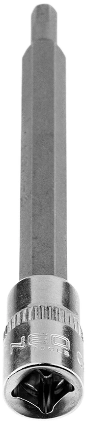 Końcówka H4 šešiakampis antgalis ant 1/4 colio lizdo, ilgas, 87 mm