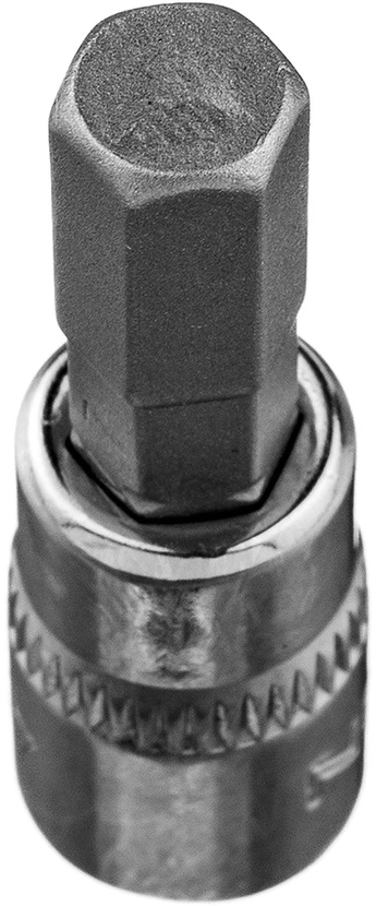 Końcówka H7 šešiakampis antgalis ant 1/4 colio lizdo, trumpas, 37 mm