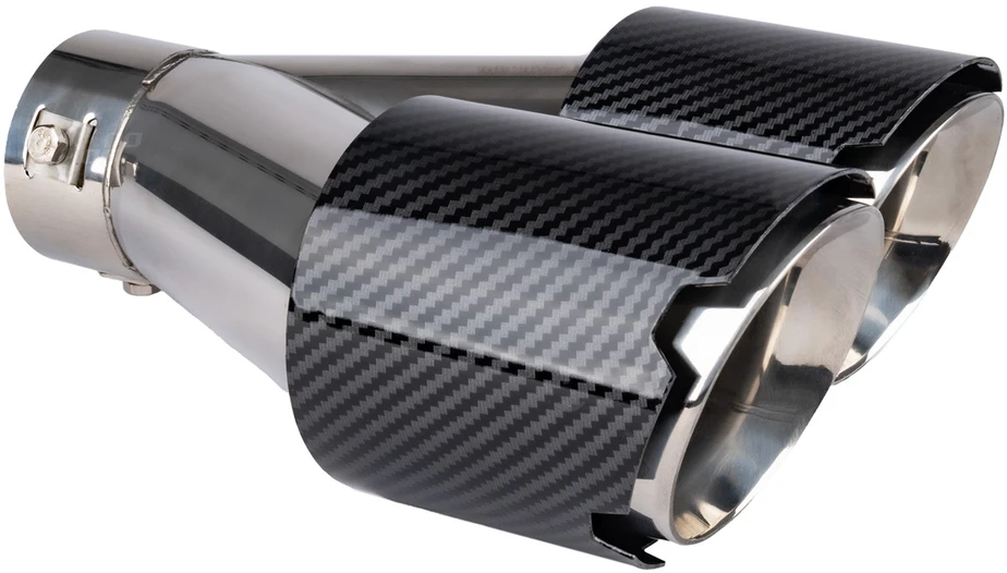Duslintuvo antgalis 32-52 mm, nerūdijančio plieno, carbon, dvigubas, dešinysis, AMiO‑04070