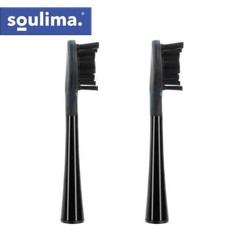 Juodas toothbrush head 2 pcs Soulima 26932