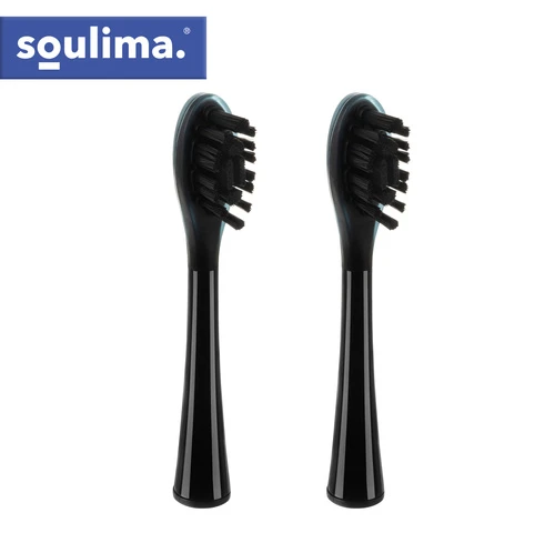 Juodas toothbrush head 2 pcs Soulima 26932