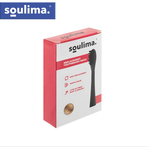 Juodas toothbrush head 2 pcs Soulima 26932