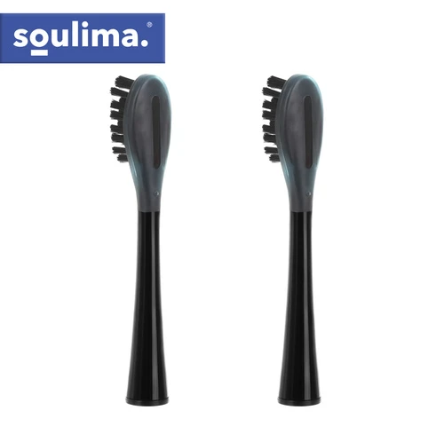 Juodas toothbrush head 2 pcs Soulima 26932