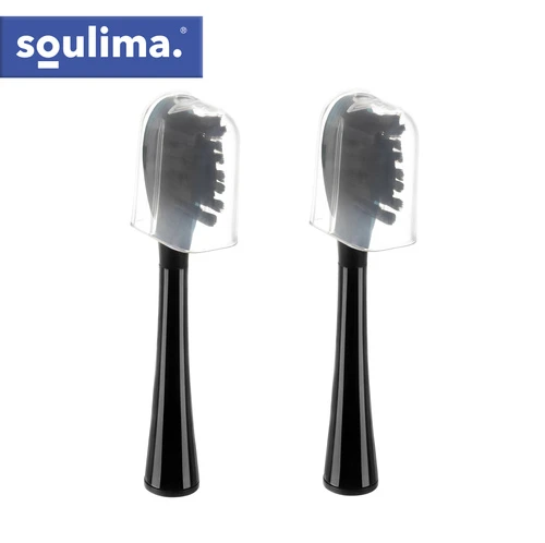 Juodas toothbrush head 2 pcs Soulima 26932