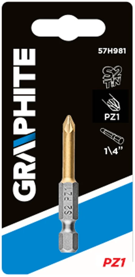 Końcówka PZ1 x 50 mm atsuktuvo antgalis