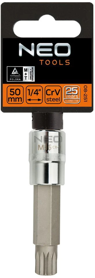 Końcówka Antgalis NEO 08-742 Spline 1/2", M8 x 100 mm