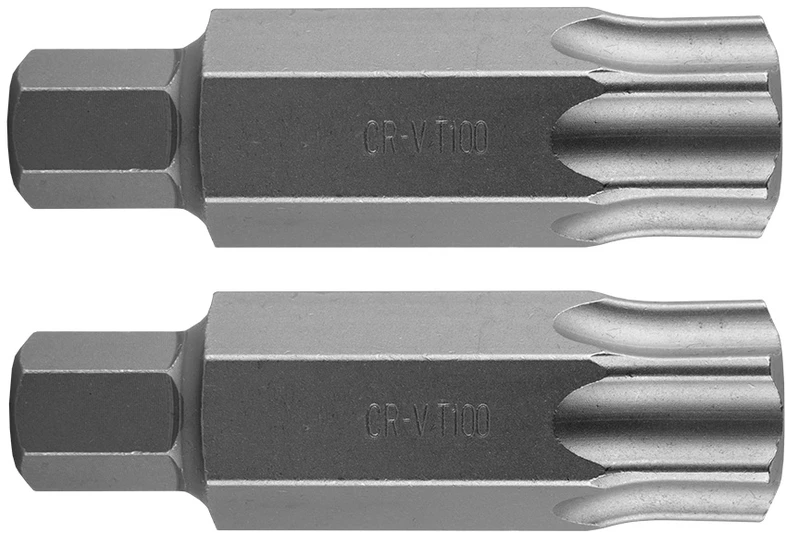 Końcówka Torx antgalis T100 x 75 mm, S2, 2 vnt.