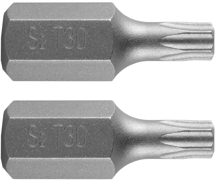 Końcówka Torx antgalis T30 x 30 mm, S2, 2 vnt.