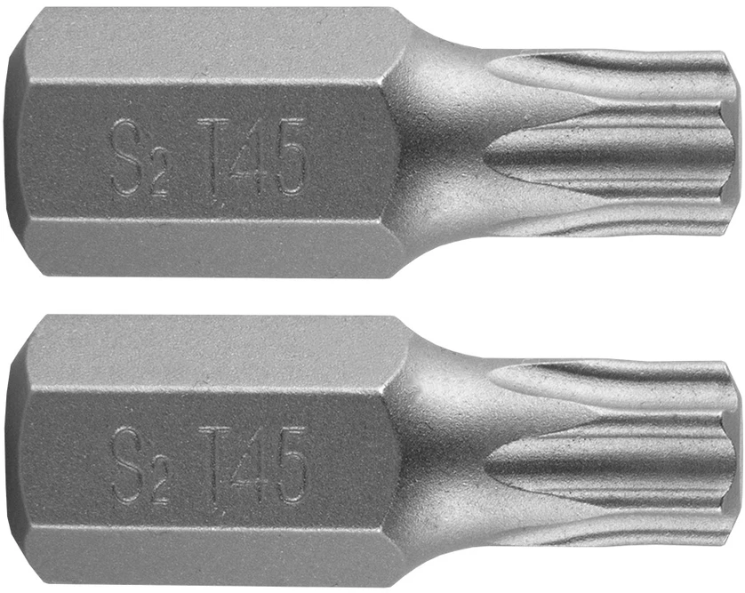 Końcówka Torx antgalis T45 x 30 mm, S2, 2 vnt.